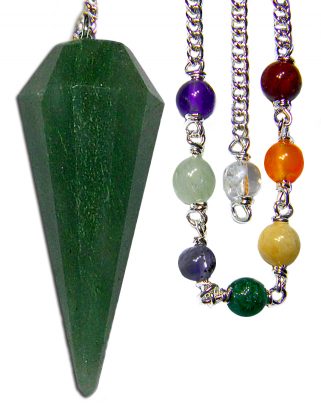 Green Avanturine Chakra Pendulum