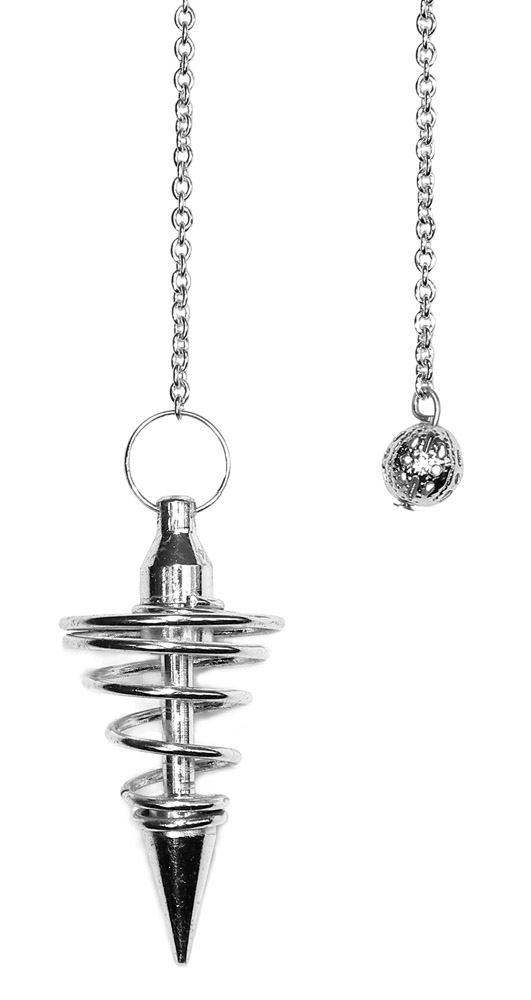 Silver Spiral Pendulum