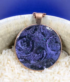 Purple Swirl Pendant