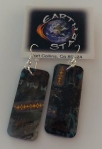 Earthy Collage Earrings
