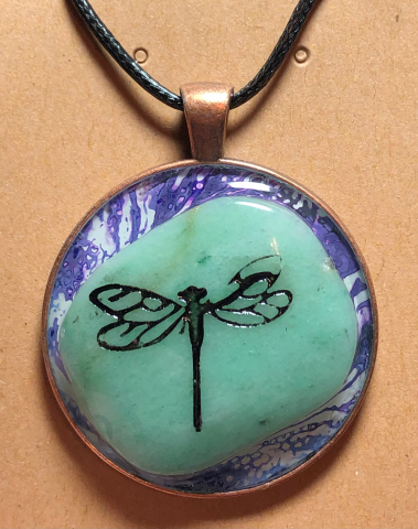 Aventurine Dragonfly