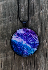 Ink Art Pendant